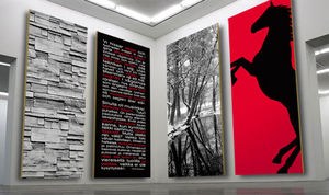 Dekorplatte für Wand