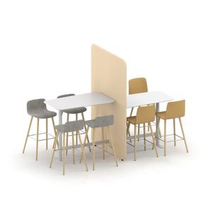 bodenstehende Bürotrennwand