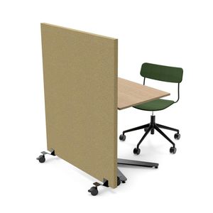 selbsttragende Bürotrennwand