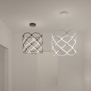 Hängelampe / modern / Holz / dimmbar
