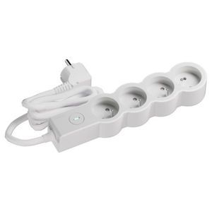 Elektrische Verlängerungsleitung / 4-fach