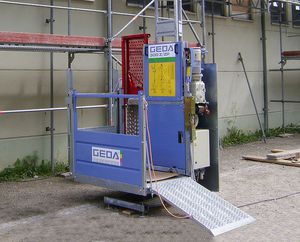Lastenaufzug für Baustellen
