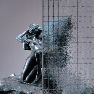 Drahtglas-Glasscheibe 1