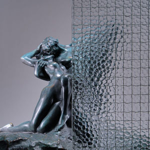 Drahtglas-Glasscheibe 1