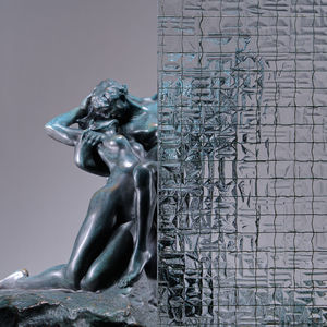 Drahtglas-Glasscheibe 1