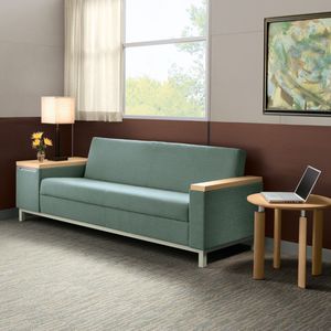 Modulsofa / modern / Stoff / Leder
