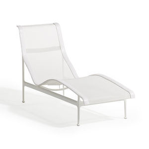 moderne Sonnenliege / Aluminiumguss / auf Rollen / Greenguard®-Ökolabel