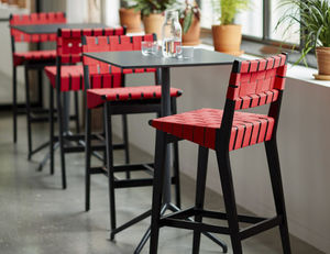 moderner Barstuhl / Polster / Baumwolle / Sunbrella®