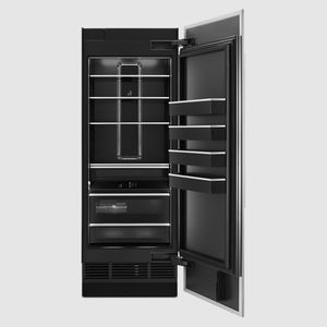 schwarzer Gefrierschrank
