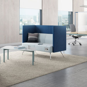 modernes Sofa / Stoff / Objektmöbel / 2 Plätze