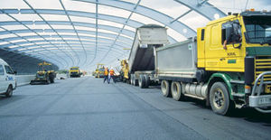 Asphalt-Bodenbelag