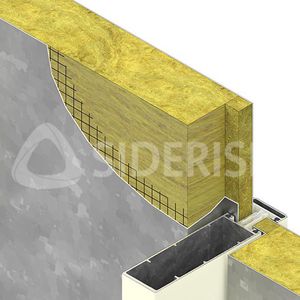 thermo-akustische Isolierung / für Fassaden / für Vorhangfassade / steife Platten