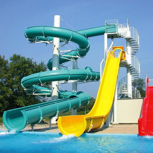 Drehende Rutsche - U1000 - POL -GLASS - für Aquapark