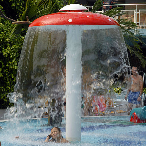 Springbrunnen für Aquapark - MUSHROOM - POL -GLASS