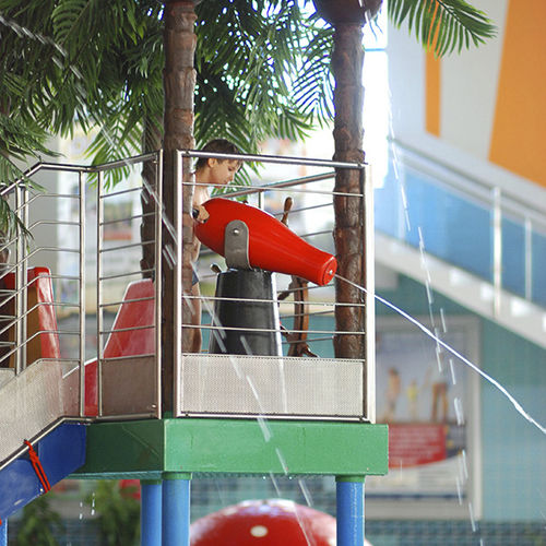 Springbrunnen für Aquapark - CANNON - POL -GLASS