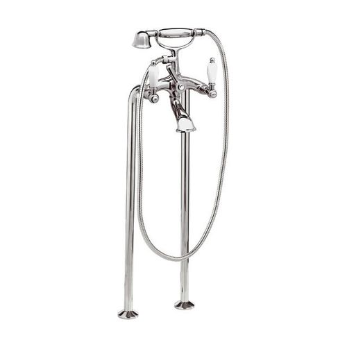 Zweigriffmischer für Dusche - RT4102XL  - DANIEL RUBINETTERIE - für Badewanne / bodenstehend / verchromter Messing