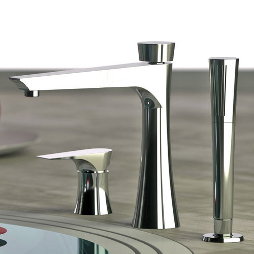 Einhebelmischer für Dusche - DV691 - DANIEL RUBINETTERIE - für Badewanne / Aufsatz / verchromter Messing
