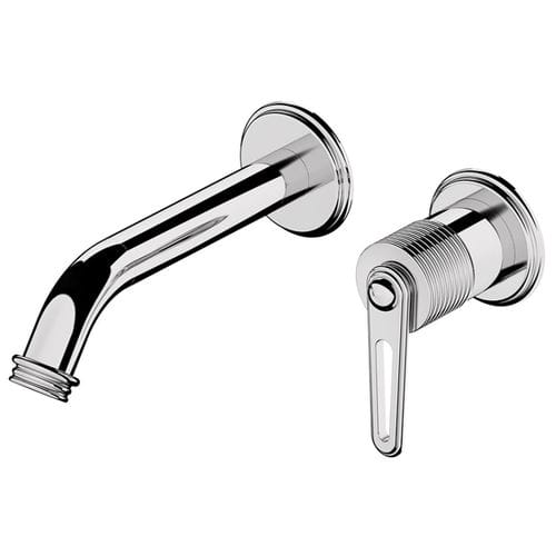 Einhebelmischer für Waschtisch - BY632P - DANIEL RUBINETTERIE - für Handwaschbecken / wandmontiert / einbaufähig