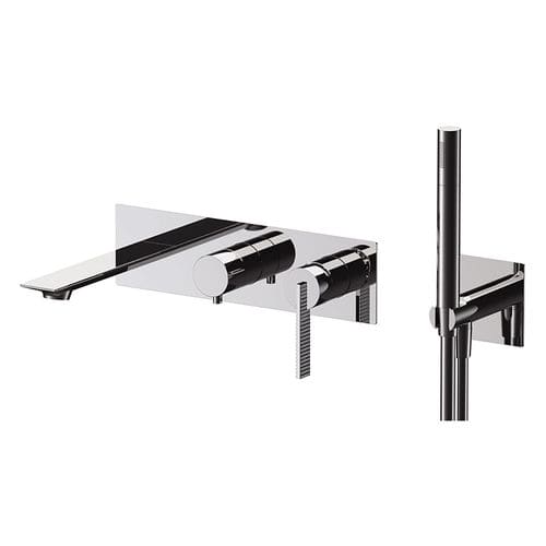 Einhebelmischer für Badewanne - ANC710D2 - DANIEL RUBINETTERIE - wandmontiert / Einbau / Messing