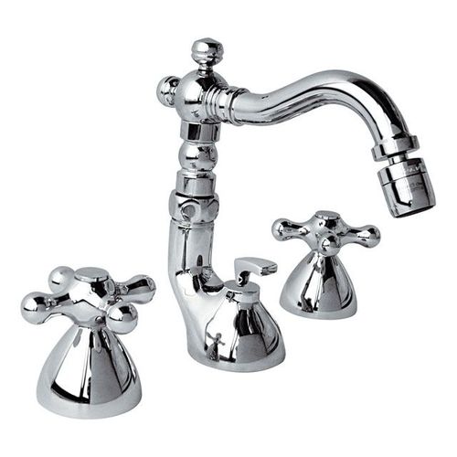 Bidet-Zweigriffmischer - V6004  - DANIEL RUBINETTERIE - Aufsatz / verchromter Messing / für Badezimmer