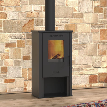 Holz-Kaminofen - TARA - Alfa-Plam  a.d. - 6 kW / modern / Metall
