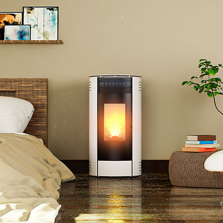 Pelletkaminofen - KYRA - Alfa-Plam  a.d. - 7,5 kW / modern / Blech