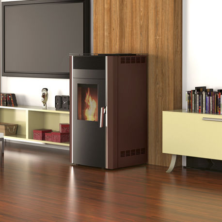 Pelletkaminofen - LUCA S - Alfa-Plam  a.d. - 6 kW / modern / Glas