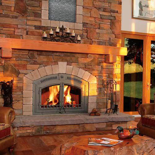 Holzkamin - NZ6000-1 - Napoleon Fireplaces - freistehend / Einseitig / geschlossene Feuerstelle