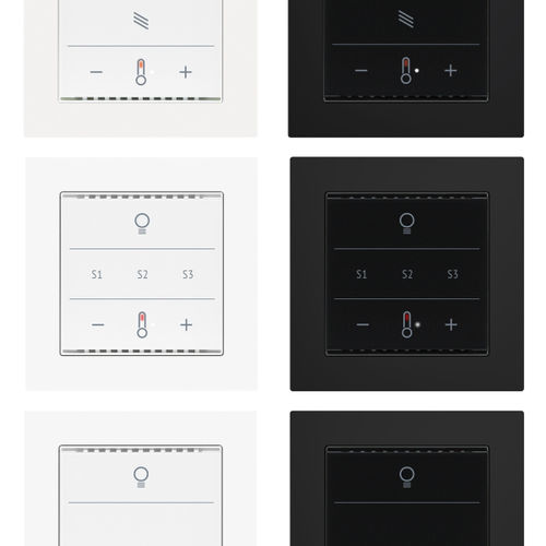 Bedientastatur für Hausautomationssystem - CALA KNX MULTITOUCH T - Elsner Elektronik GmbH - für Innenbeleuchtung / wandmontiert / KNX