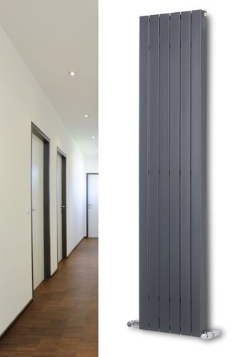 Heißwasser-Heizkörper - MARS DELUXE - EUCOTHERM - 0...500 w / modern / Metall