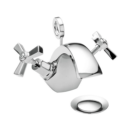 Zweigriffmischer für Waschtisch - TGRDC04 - HERITAGE BATHROOMS - Aufsatz / aus verchromtem Metall / für Badezimmer