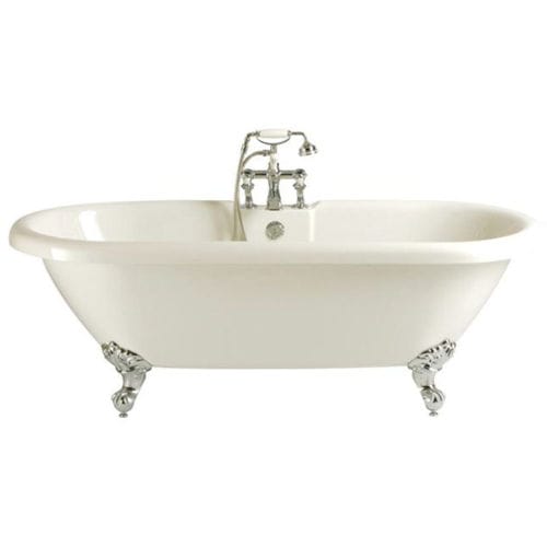 Ovale Badewanne - BBOFSW00 - HERITAGE BATHROOMS - auf Füßen / Acryl / doppelt