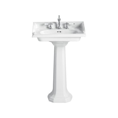 Bodenstehendes Waschbecken - PVEW05/053 & PVEW09 - HERITAGE BATHROOMS - Keramik / quadratisch / klassisch