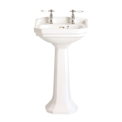 Bodenstehendes Waschbecken - PGRW07/071 & PGRW09/10 - HERITAGE BATHROOMS - Keramik / quadratisch / klassisch