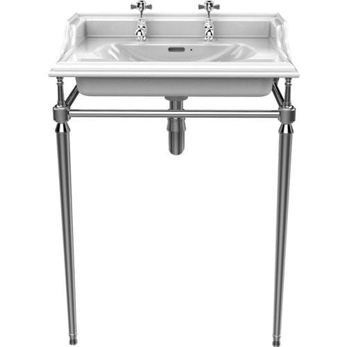 Waschbecken-Unterbau / Chrom - WSABDOR - HERITAGE BATHROOMS