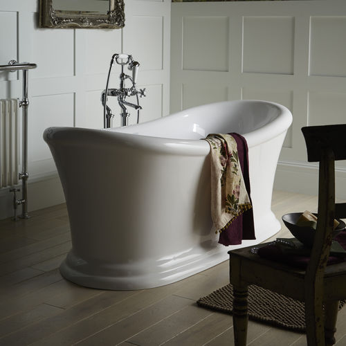 Ovale Badewanne - BORFSW00 - HERITAGE BATHROOMS - freistehend / Acryl / doppelt
