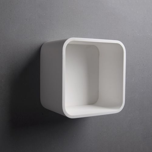 Wandmontiertes Regal - 284231 SOLIDTONDO 30 - IDEAVIT B.V - modern / Mineralwerkstoff / weiß