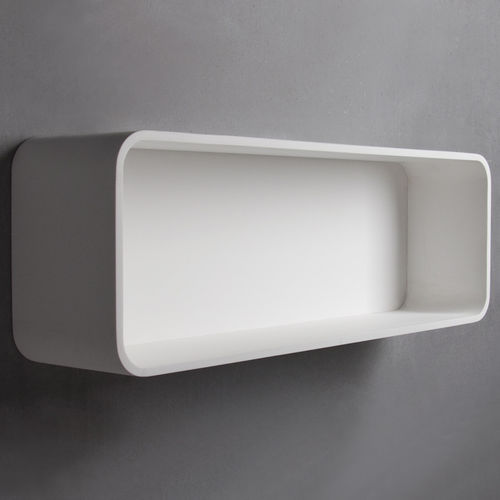 Wandmontiertes Regal - 284229 SOLIDTONDO 90 - IDEAVIT B.V - modern / Mineralwerkstoff / für Gewerbegebrauch