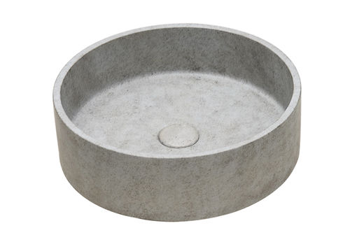 Bodenstehendes Waschbecken - 290296-D1 IDEA.ORA-D1 - IDEAVIT B.V - Beton / rund / ohne Öffnung