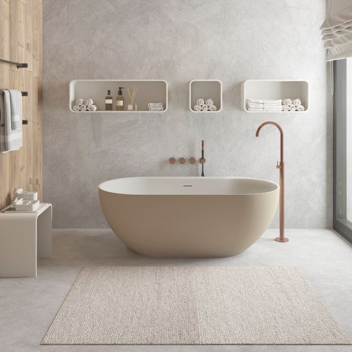 Ovale Badewanne - Solidera GB-WH - IDEAVIT B.V - freistehend / für Wohnungen / zur beruflichen Nutzung