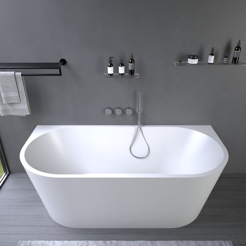 Ovale Badewanne - 290306 ALEXA-ACRYL MATT - IDEAVIT B.V - freistehend / für Wohnungen / zur beruflichen Nutzung