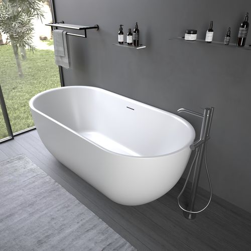 Ovale Badewanne - 290308 THALIA-ACRYL - IDEAVIT B.V - freistehend / für Wohnungen / zur beruflichen Nutzung