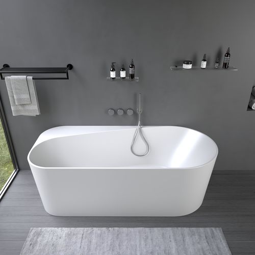 Ovale Badewanne - 290358 VIVA-ACRYL - IDEAVIT B.V - in Wandnähe / für Wohnungen / zur beruflichen Nutzung