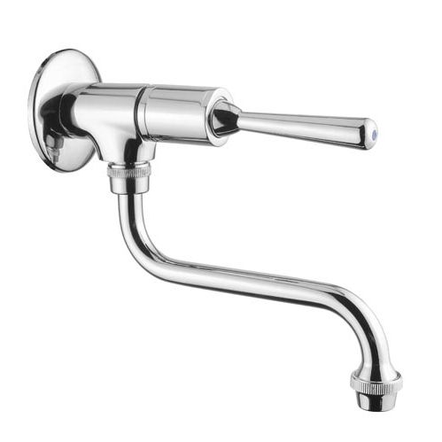 Einhebelmischer für Waschtisch - CLASSIC: 08016A - IDRAL SPA - wandmontiert / Selbstschluss / Metall