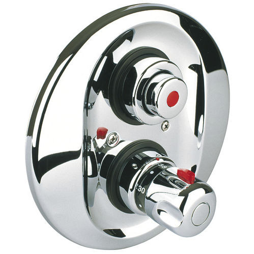 Einhebelmischer für Dusche - CLASSIC: 09015 - IDRAL SPA - wandmontiert / thermostatisch / Selbstschluss