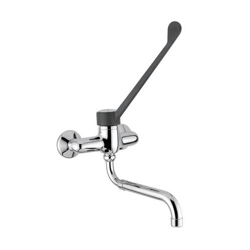 Wandmontierter Einhebelmischer - 09488 - IDRAL SPA - Metall / für Küche / 2-Loch