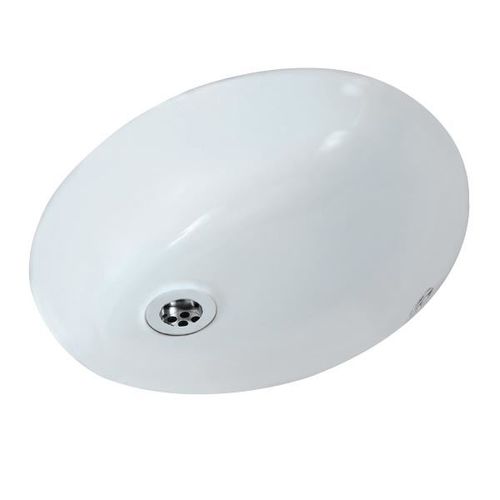 Unterbauwaschbecken - CONTINENTAL : CNS-WHT-705 - Jaquar - Keramik / oval / modern