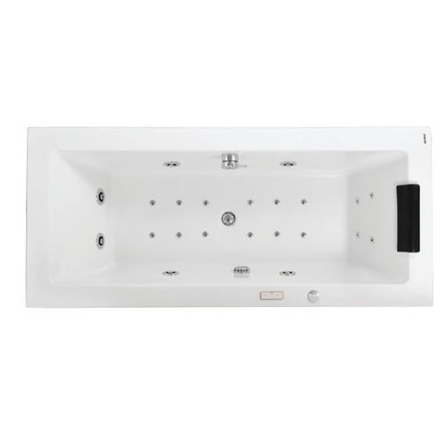 Freistehende Badewanne - FONTE - Jaquar - PMMA / Massage / weiß