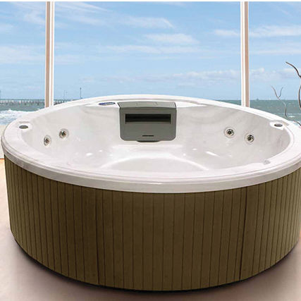 Whirlpool zum Aufstellen - NIRWANA - Jaquar - rund / Fünfsitzer / für den Innenraum