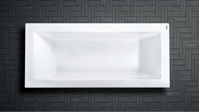 Keramik-Badewanne - FONTE: JBT-WHT-FONT180X - Jaquar - weiß